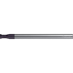 Walter-Prototyp - 10.3mm, 10mm LOC, 10mm Shank Diam, 150mm OAL, 2 Flute, Solid Carbide Square End Mill - TiAlN Finish, 30° Helix, Right Hand Cut, Right Hand Flute, Series MC213-A-2-X - USA Tool & Supply