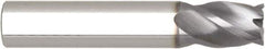 Niagara Cutter - 1", 4 Flute, Single End, Solid Carbide, 0.03" Corner Radius End Mill - 5" OAL, Right Hand Flute, 2" LOC, Right Hand Cut - USA Tool & Supply
