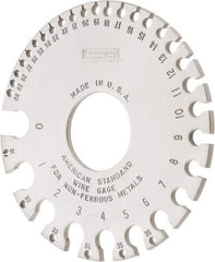 SPI - Wire & Sheet Metal Gages For Use With: Non-Ferrous Metals Minimum Size (Wire): #36 - USA Tool & Supply