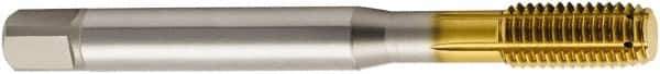 Seco - M12x1.25 Metric 6HX H6 Thread Limit Modified Bottoming Thread Forming Tap - Vanadium High Speed Steel, TiN Finish, 100mm OAL, 21mm Thread Length, Right Hand Thread - USA Tool & Supply