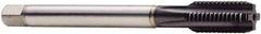 Seco - M36x4.00 Metric 6HX 4 Flute TiAlN Finish Powdered Metal Straight Flute Machine Tap - Modified Bottoming, Right Hand Thread, 200mm OAL, 55mm Thread Length, H6 Limit, Oversize, Through Coolant - Exact Industrial Supply