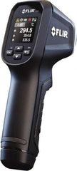 FLIR - -30 to 650°C (-22 to 1,202°F) Infrared Thermometer - 24:1 Distance to Spot Ratio - USA Tool & Supply