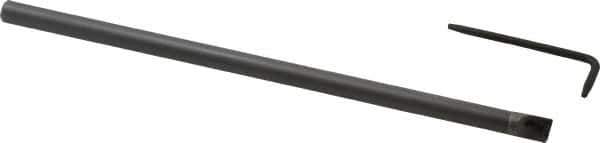 Hertel - 0.3" Min Bore Diam, 6" OAL, 1/4" Shank Diam, HBBF Indexable Boring Bar - 2-1/2" Max Bore Depth, TD.. Insert, Screw Holding Method - USA Tool & Supply