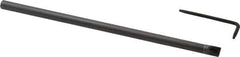Hertel - 0.3" Min Bore Diam, 6" OAL, 1/4" Shank Diam, HBBF Indexable Boring Bar - 2-1/2" Max Bore Depth, TD.. Insert, Screw Holding Method - USA Tool & Supply