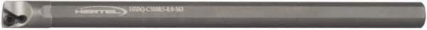 Hertel - 0.438" Min Bore Diam, 3-3/4" OAL, 1/2" Shank Diam, HBBQ Indexable Boring Bar - 1-1/8" Max Bore Depth, TPC.. Insert, Screw Holding Method - USA Tool & Supply