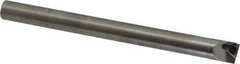 Hertel - 0.563" Min Bore Diam, 6" OAL, 1/2" Shank Diam, HBBQ Indexable Boring Bar - 2" Max Bore Depth, TPC.. Insert, Screw Holding Method - USA Tool & Supply