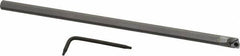 Hertel - 0.285" Min Bore Diam, 6" OAL, 1/4" Shank Diam, HBBG Indexable Boring Bar - 2-1/2" Max Bore Depth, WPGT Insert, Screw Holding Method - USA Tool & Supply