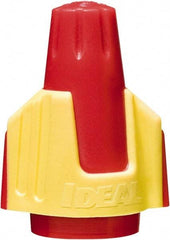 Ideal - 2, 18 to 4, 10 AWG, 600 Volt, Flame Retardant, Wing Twist on Wire Connector - Red & Yellow, 221°F - USA Tool & Supply