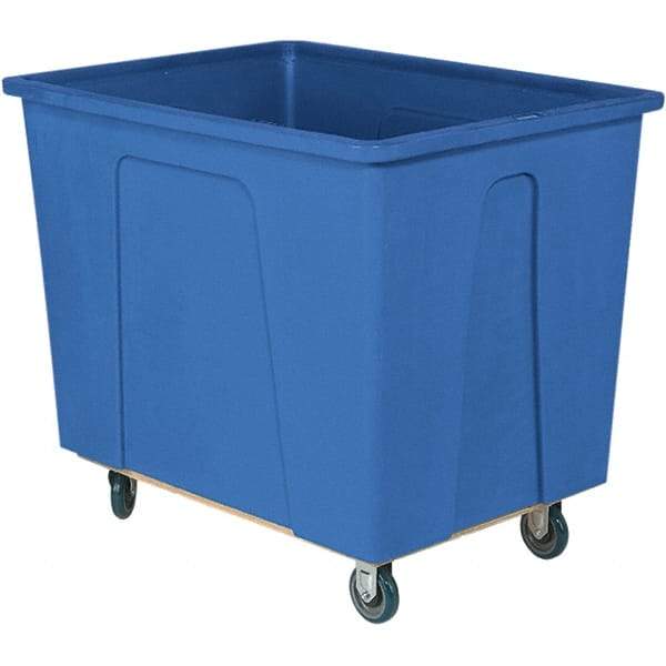 Wesco Industrial Products - 350 Lb Load Capacity, 4 Bushels, Plastic Box Truck - 21" Wide x 32" Long x 21-1/2" High, Blue - USA Tool & Supply