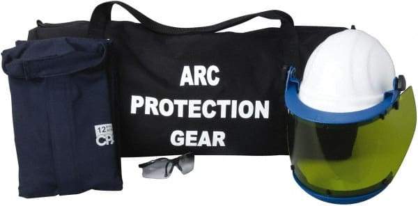 PRO-SAFE - Size M, 2 HRC, Arc Flash Clothing Kit - 12 cal per Sq cm, Hard Cap Protection - USA Tool & Supply