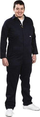 PRO-SAFE - Size M, Navy Blue, Zipper, Arc Flash Coverall - 32 to 34" Chest, Indura Ultra Soft, Cotton, Nylon, 6 Pockets - USA Tool & Supply