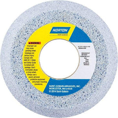 Norton - 4" Diam x 1-1/4" Hole x 1-1/2" Thick, I Hardness, 46 Grit Surface Grinding Wheel - Ceramic, Type 11, Coarse Grade, 5,730 Max RPM - USA Tool & Supply