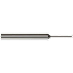 Harvey Tool - 0.04" Diam 90° 0.005" Chamfer 4-Flute Solid Carbide Back Chamfer - Exact Industrial Supply