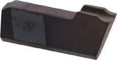 Hertel - 1/8 HA220CO Grade, 0.125" Cutting Width, Carbide Cutoff Insert - 0° Neutral Lead Angle, AlTiN Coated - USA Tool & Supply