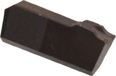 Hertel - 3/32 HA220CO Grade, 0.0938" Cutting Width, Carbide Cutoff Insert - 4° Right Hand Lead Angle, AlTiN Coated - USA Tool & Supply