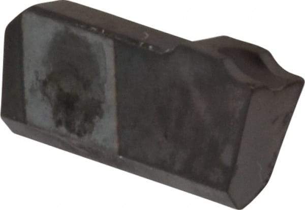 Hertel - 3/32 HA220CO Grade, 0.0938" Cutting Width, Carbide Cutoff Insert - 0° Neutral Lead Angle, AlTiN Coated - USA Tool & Supply