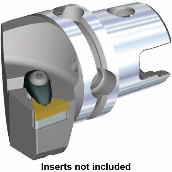Kennametal - Left Hand Cut, Size KM40, TN.. Insert Compatiblity, Modular Turning & Profiling Cutting Unit Head - 27mm Ctr to Cutting Edge, 45mm Head Length, Through Coolant, Series Kenclamp - USA Tool & Supply
