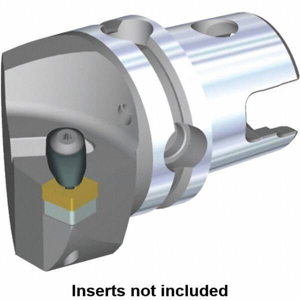Kennametal - Right Hand Cut, Size KM40, SN.. Insert Compatiblity, Internal or External Modular Turning & Profiling Cutting Unit Head - 27mm Ctr to Cutting Edge, 45mm Head Length, Through Coolant, Series Kenclamp - USA Tool & Supply