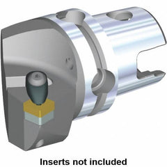 Kennametal - Left Hand Cut, Size KM50, SN.. Insert Compatiblity, Internal or External Modular Turning & Profiling Cutting Unit Head - 35mm Ctr to Cutting Edge, 50mm Head Length, Through Coolant, Series Kenclamp - USA Tool & Supply