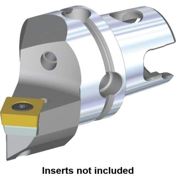 Kennametal - Left Hand Cut, Size KM40, SC.. Insert Compatiblity, Internal or External Modular Turning & Profiling Cutting Unit Head - 27mm Ctr to Cutting Edge, 48.3mm Head Length, Through Coolant, Series S-Clamping - USA Tool & Supply