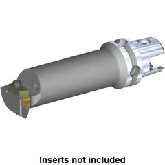 Kennametal - V.GR.. Insert, 140mm Head Length, Modular Grooving Cutting Unit Head - Right Hand Cut, System Size KM50, Through Coolant, Series Top Notch - USA Tool & Supply
