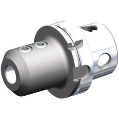 Kennametal - KM4X100 Modular Connection 50mm Hole End Mill Holder/Adapter - 99.5mm Nose Diam, 130mm Projection, Through-Spindle Coolant - Exact Industrial Supply