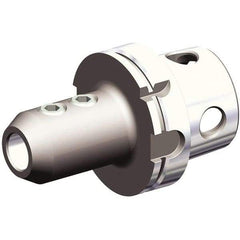 Kennametal - KM4X100 Modular Connection 1-1/2" Hole End Mill Holder/Adapter - 2-3/4" Nose Diam, 4-1/2" Projection, Through-Spindle Coolant - Exact Industrial Supply