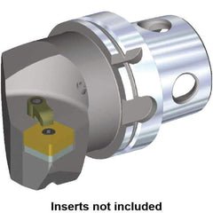 Kennametal - Right Hand Cut, Size KM4X100, SN.. Insert Compatiblity, Internal or External Modular Turning & Profiling Cutting Unit Head - 63mm Ctr to Cutting Edge, 100mm Head Length, Through Coolant - USA Tool & Supply