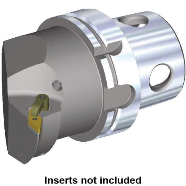 Kennametal - Right Hand Cut, Size KM4X100, VN.. Insert Compatiblity, Internal or External Modular Turning & Profiling Cutting Unit Head - 63mm Ctr to Cutting Edge, 100mm Head Length, Through Coolant - USA Tool & Supply