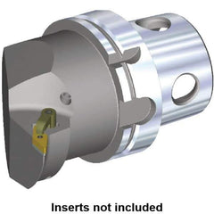 Kennametal - Right Hand Cut, Size KM4X100, VN.. Insert Compatiblity, Internal or External Modular Turning & Profiling Cutting Unit Head - 63mm Ctr to Cutting Edge, 100mm Head Length, Through Coolant - USA Tool & Supply