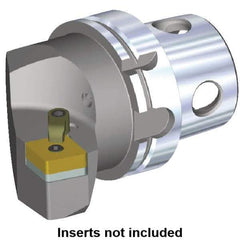 Kennametal - Right Hand Cut, Size KM4X100, CN.. Insert Compatiblity, Modular Turning & Profiling Cutting Unit Head - 58mm Ctr to Cutting Edge, 100mm Head Length, Through Coolant - USA Tool & Supply