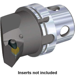 Kennametal - Right Hand Cut, Size KM4X100, DN.. Insert Compatiblity, Internal or External Modular Turning & Profiling Cutting Unit Head - 63mm Ctr to Cutting Edge, 100mm Head Length, Through Coolant - USA Tool & Supply