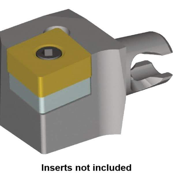 Kennametal - Left Hand Cut, Size KM16, CN.. Insert Compatiblity, Modular Turning & Profiling Cutting Unit Head - 10mm Ctr to Cutting Edge, 20mm Head Length, Series KM Micro - USA Tool & Supply