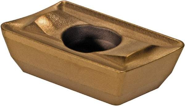 Kennametal - JOMT100308 LF Grade KC720M Carbide Milling Insert - TiAlN Finish, 0.1252" Thick, 0.8mm Corner Radius - USA Tool & Supply