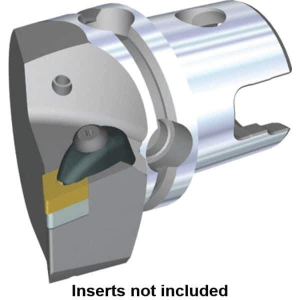 Kennametal - Left Hand Cut, Size KM40, DN.. Insert Compatiblity, Modular Turning & Profiling Cutting Unit Head - 27mm Ctr to Cutting Edge, 50mm Head Length, Through Coolant, Series Kenclamp - USA Tool & Supply