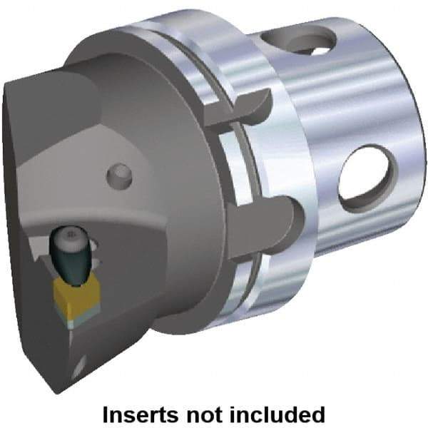Kennametal - Right Hand Cut, Size KM50, DN.. Insert Compatiblity, Internal or External Modular Turning & Profiling Cutting Unit Head - 35mm Ctr to Cutting Edge, 50mm Head Length, Through Coolant, Series Kenclamp - USA Tool & Supply
