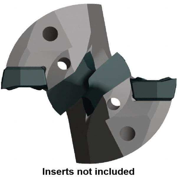 Kennametal - Series KSEM Plus, Head Connection FDS28, 30.18mm Max Diam Pilot Insert Drill Head - 17mm Pilot Drill Diam, 22mm Head Length - USA Tool & Supply