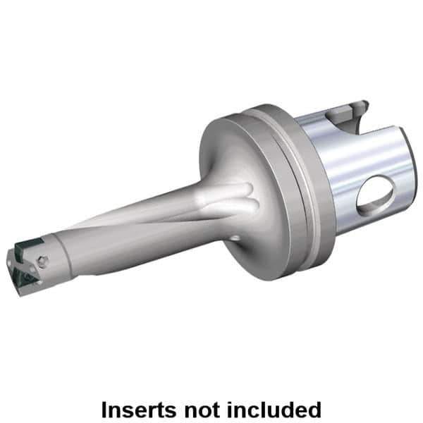 Kennametal - 2-1/4" Max Drill Depth, 3xD, 3/4" Diam, Indexable Insert Drill - KM40 Modular Connection Shank - USA Tool & Supply