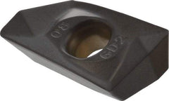 Kennametal - EP1408 GD2 Grade KCPK30 Carbide Milling Insert - TiN/TiCN/Al2O3 Finish, 0.1772" Thick, 0.8mm Corner Radius - USA Tool & Supply