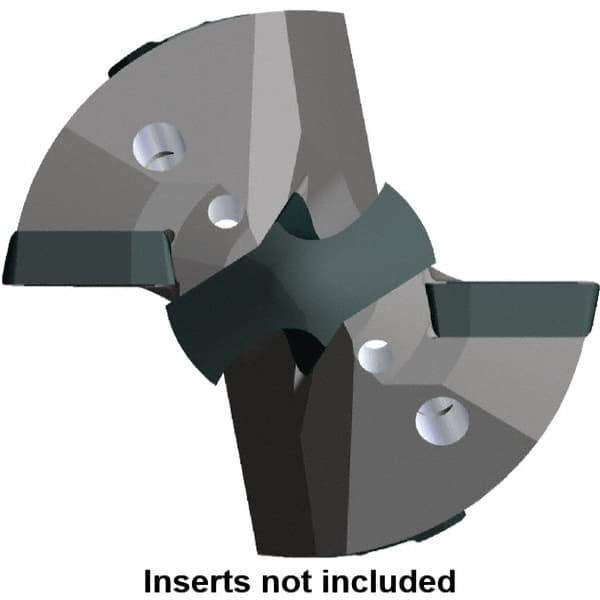 Kennametal - Series KSEM Plus, Head Connection FDS40, 44.45mm Max Diam Pilot Insert Drill Head - 22mm Pilot Drill Diam, 30mm Head Length - USA Tool & Supply