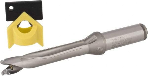 Kennametal - 13.1 to 13.49mm Diam, 5xD, 67.56mm Max Depth, 15.88mm Shank Diam, 3.41" Flute, 139.95mm OAL, Replaceable Tip Drill - P Seat Size, KTIP Toolholder, Series KenTIP - USA Tool & Supply