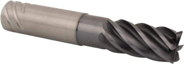 Kennametal - 20mm, 6 Flute, Single End, Solid Carbide, 0.5mm Corner Radius End Mill - 115mm OAL, 38° Helix, Right Hand Flute, 38mm LOC, Right Hand Cut, 60mm Extended Reach - USA Tool & Supply