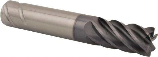 Kennametal - 16mm, 6 Flute, Single End, Solid Carbide, 0.75mm Corner Radius End Mill - 92mm OAL, 38° Helix, Right Hand Flute, 32mm LOC, Right Hand Cut - USA Tool & Supply