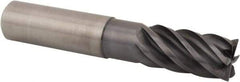 Kennametal - 20mm, 6 Flute, Single End, Solid Carbide, 2mm Corner Radius End Mill - 115mm OAL, 38° Helix, Right Hand Flute, 38mm LOC, Right Hand Cut, 60mm Extended Reach - USA Tool & Supply