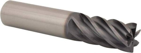 Kennametal - 20mm, 6 Flute, Single End, Solid Carbide, 0.75mm Corner Radius End Mill - 104mm OAL, 38° Helix, Right Hand Flute, 38mm LOC, Right Hand Cut - USA Tool & Supply