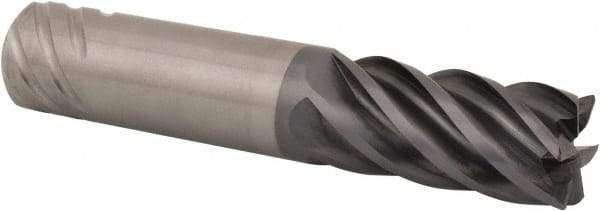 Kennametal - 20mm, 6 Flute, Single End, Solid Carbide, 0.75mm Corner Radius End Mill - 104mm OAL, 38° Helix, Right Hand Flute, 38mm LOC, Right Hand Cut - USA Tool & Supply