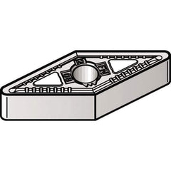 Kennametal - VNMG332 FN Grade KCK15B Carbide Turning Insert - TiCN/Al2O3/TiOCN Finish, 35° Diamond, 3/8" Inscr Circle, 3/16" Thick, 1/32" Corner Radius - USA Tool & Supply