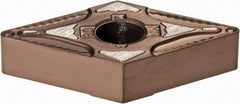 Kennametal - DNMG432 MN Grade KCP10B Carbide Turning Insert - TiCN/Al2O3/TiOCN Finish, 55° Diamond, 1/2" Inscr Circle, 3/16" Thick, 1/32" Corner Radius - USA Tool & Supply