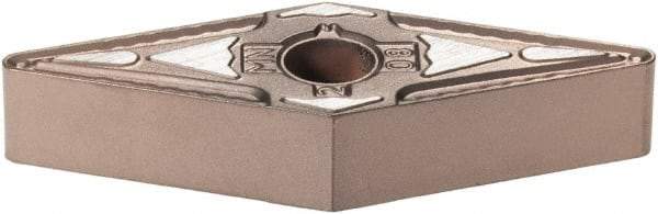 Kennametal - VNMG332 MN Grade KCP10B Carbide Turning Insert - TiCN/Al2O3/TiOCN Finish, 35° Diamond, 3/8" Inscr Circle, 3/16" Thick, 1/32" Corner Radius - USA Tool & Supply
