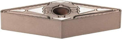 Kennametal - VNMG332 MN Grade KCP10B Carbide Turning Insert - TiCN/Al2O3/TiOCN Finish, 35° Diamond, 3/8" Inscr Circle, 3/16" Thick, 1/32" Corner Radius - USA Tool & Supply